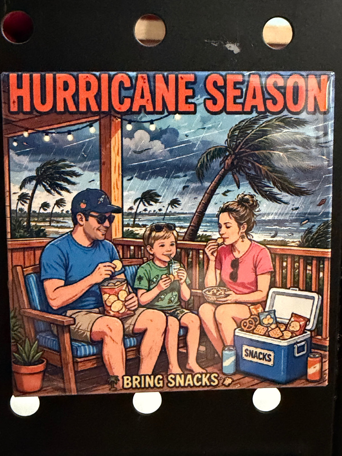 Hurricane Season Photo Magnet