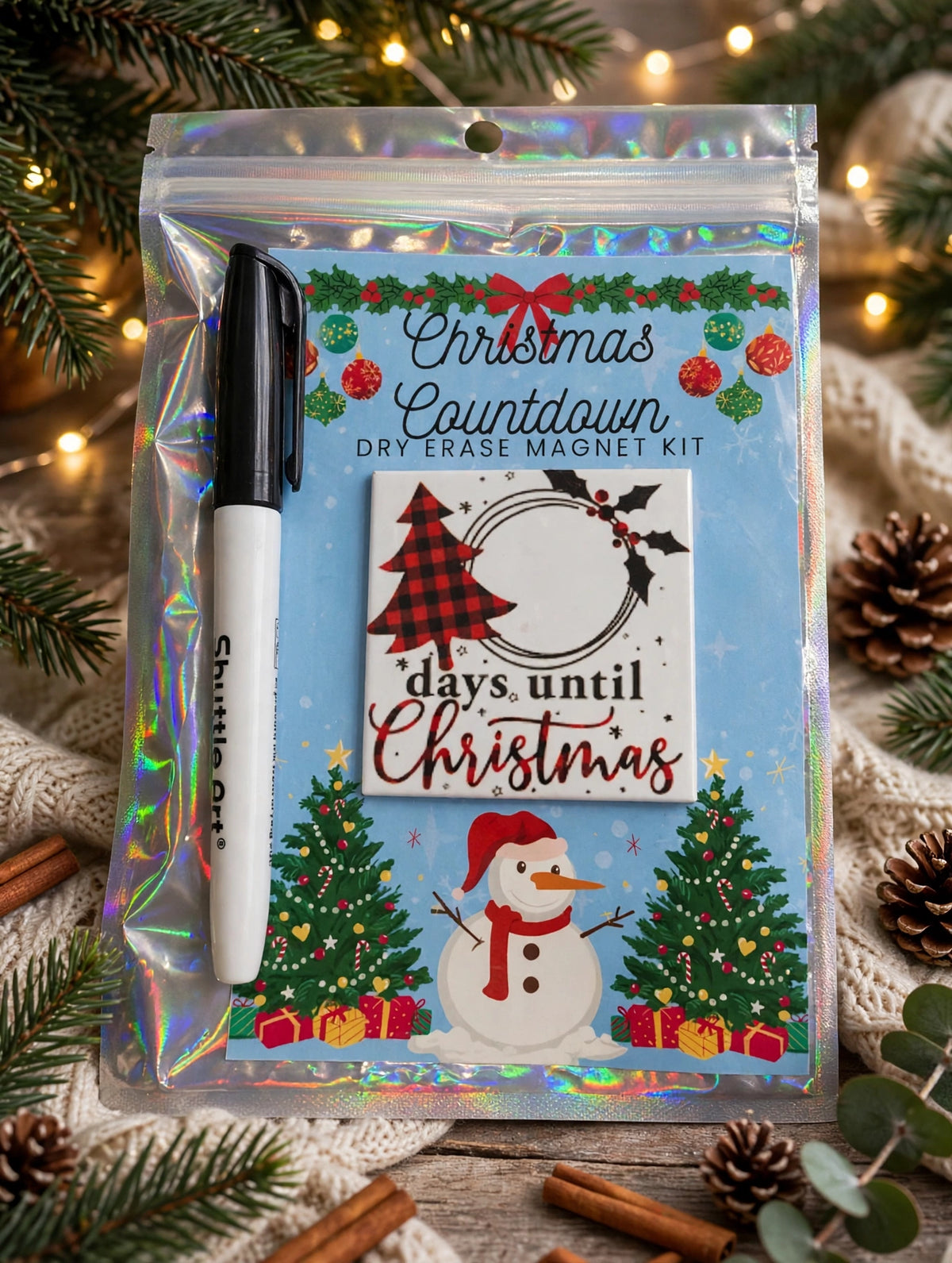 Christmas Countdown magnet kit