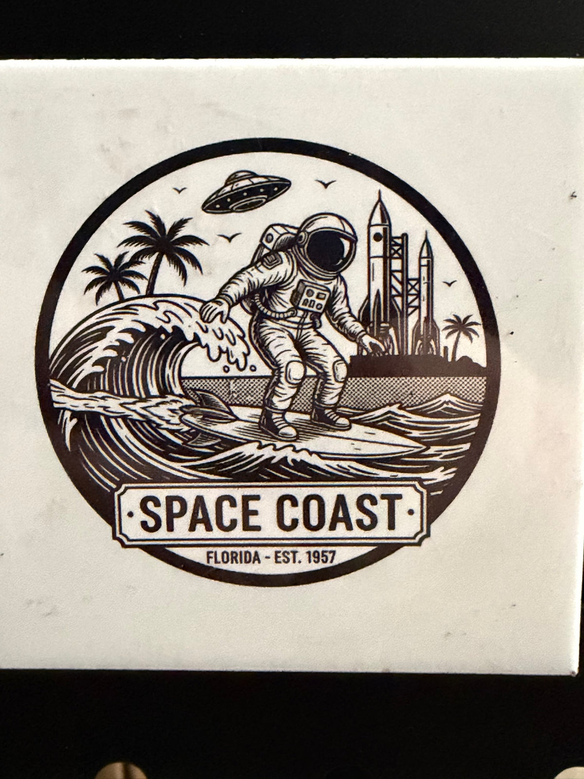 Space Coast EST 1957 Photo Magnet