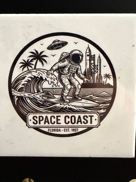 Space Coast EST 1957 Photo Magnet