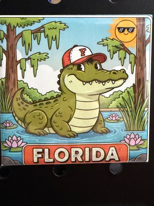 Florida Gator Photo Magnet