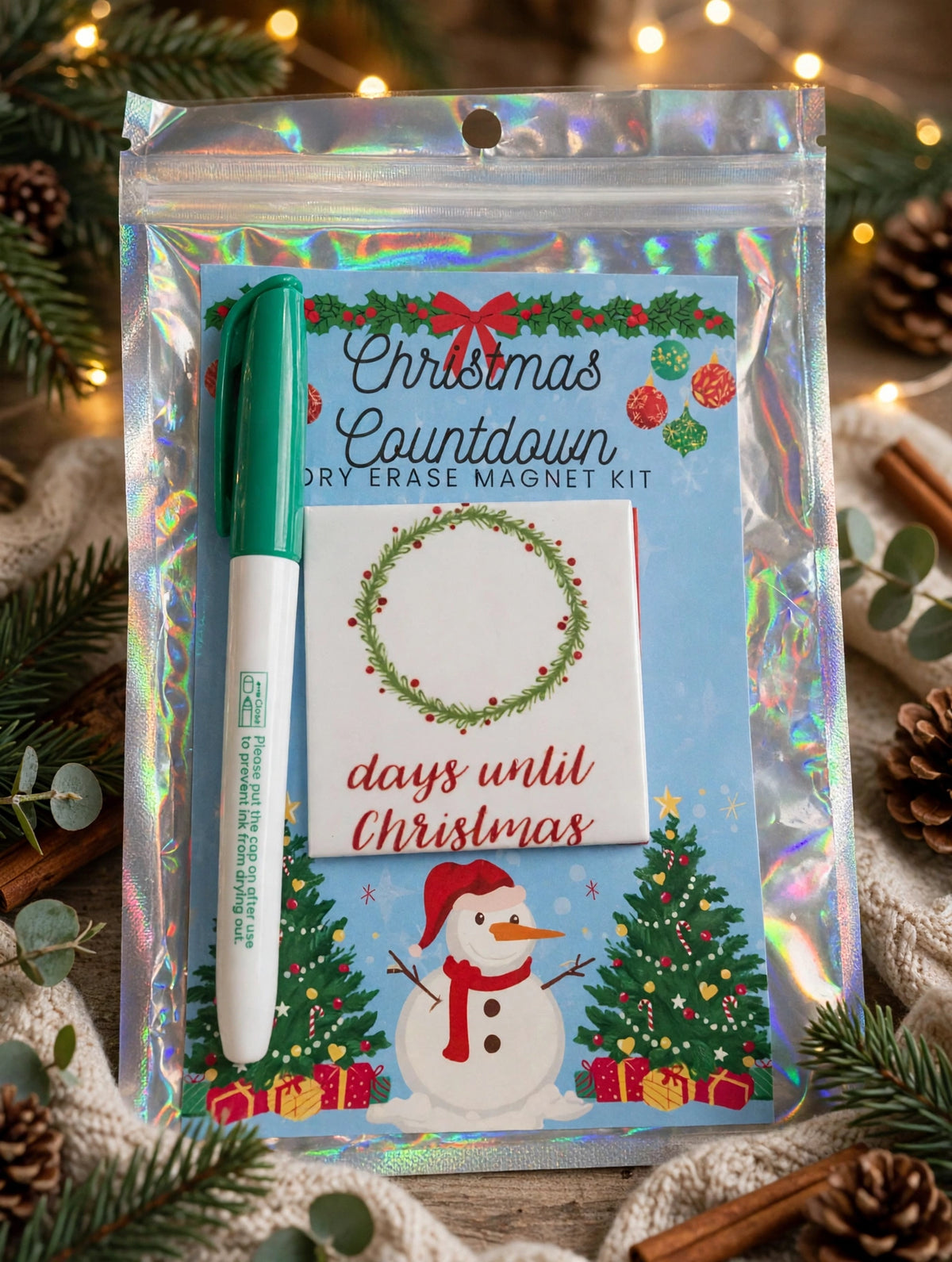 Christmas Countdown magnet kit