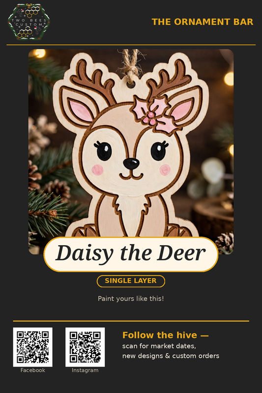 Daisy the Deer ornament kit