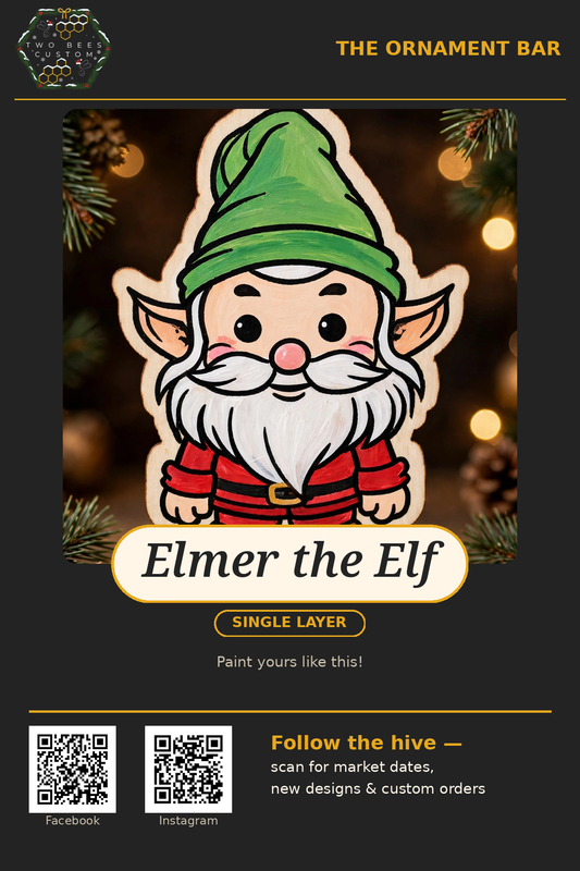 Elmer the Elf ornament kit