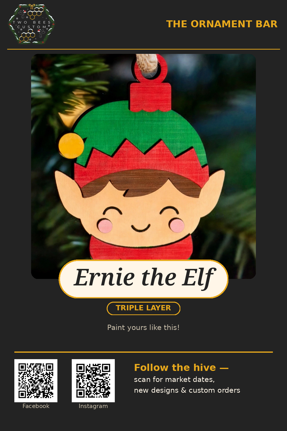 Ernie the Elf ornament kit