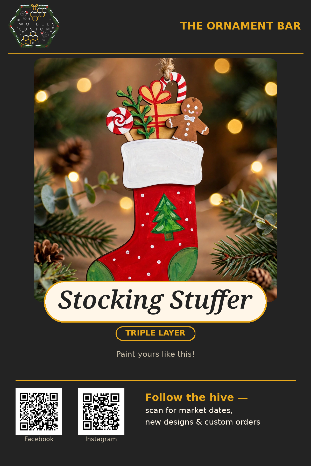 Stocking Stuffer ornament kit
