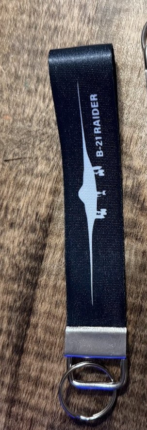 B-21 Raider lanyard keychain - Black