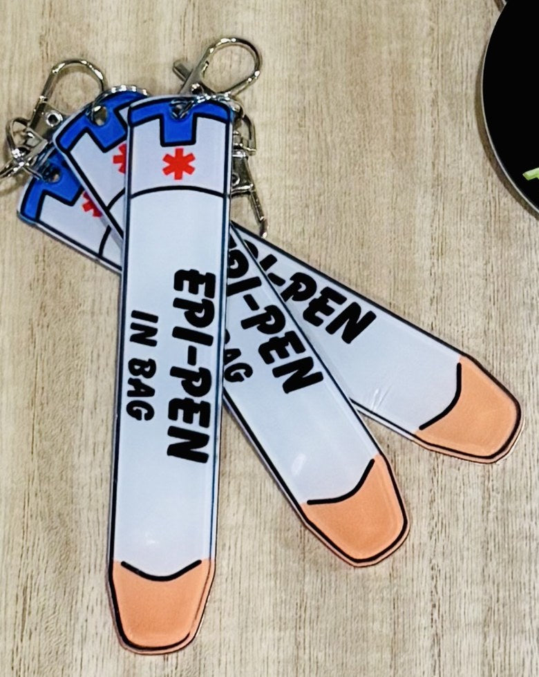 Epi-Pen in bag alert tags